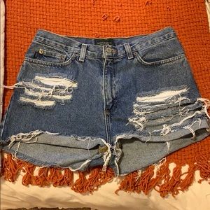 Ralph Lauren Custom Ripped Shorts